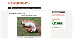 Desktop Screenshot of antistress-personalizzati.com