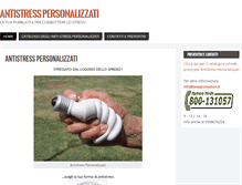 Tablet Screenshot of antistress-personalizzati.com